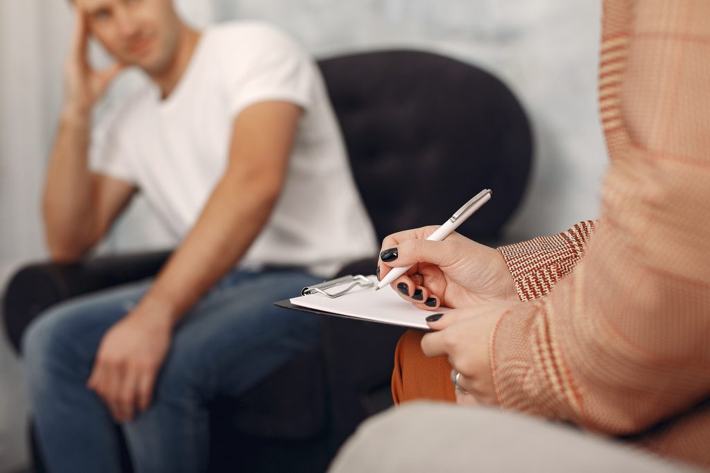 Sessão de psicoterapia